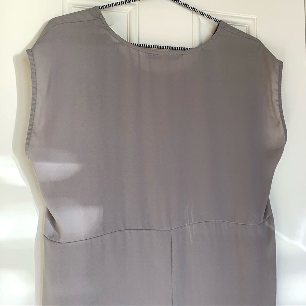 ❌DONATED❌ DANIEL RAINN (NORDSTROM) Slate Gray Sleeveless High-Low Blouse - Picture 7 of 10
